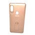 Silicone Case Motomo With Finger Ring For Xiaomi Redmi Note 5 Pink / Gold